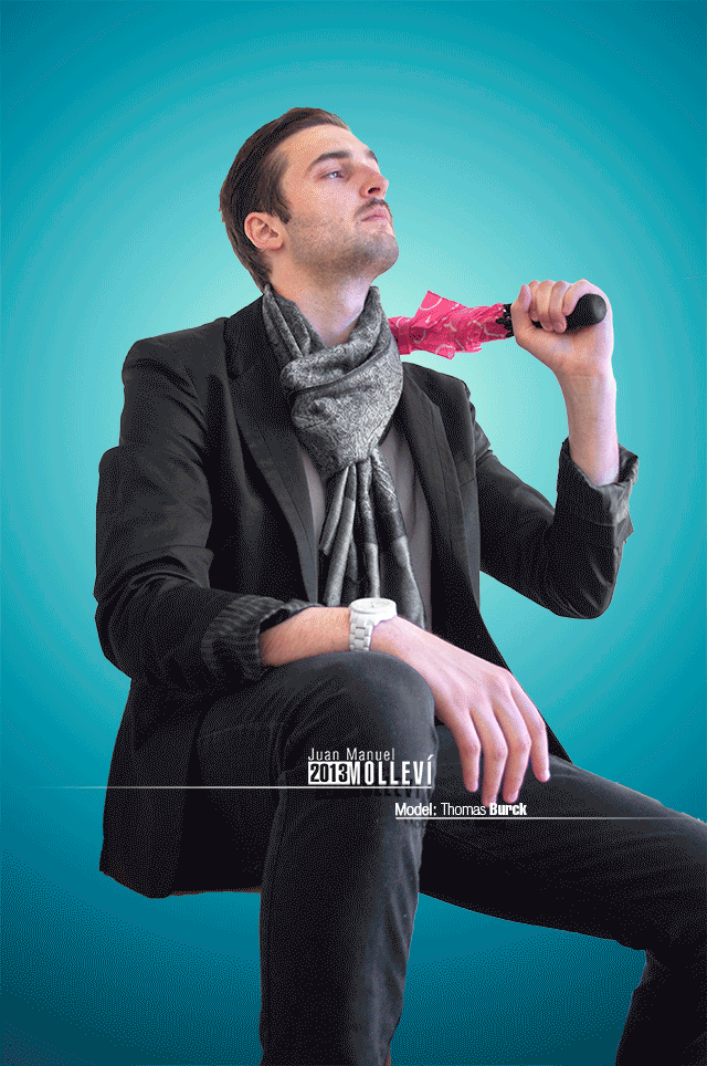 Vulture with a undertaker and a coffin. Molleví, photoshop, retouch