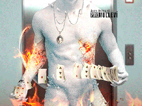 Juan Manuel Molleví Photoshop Fire Devil Satan Cards Casino Lift Hell Zetsu Horns Snake Skin Inferno
