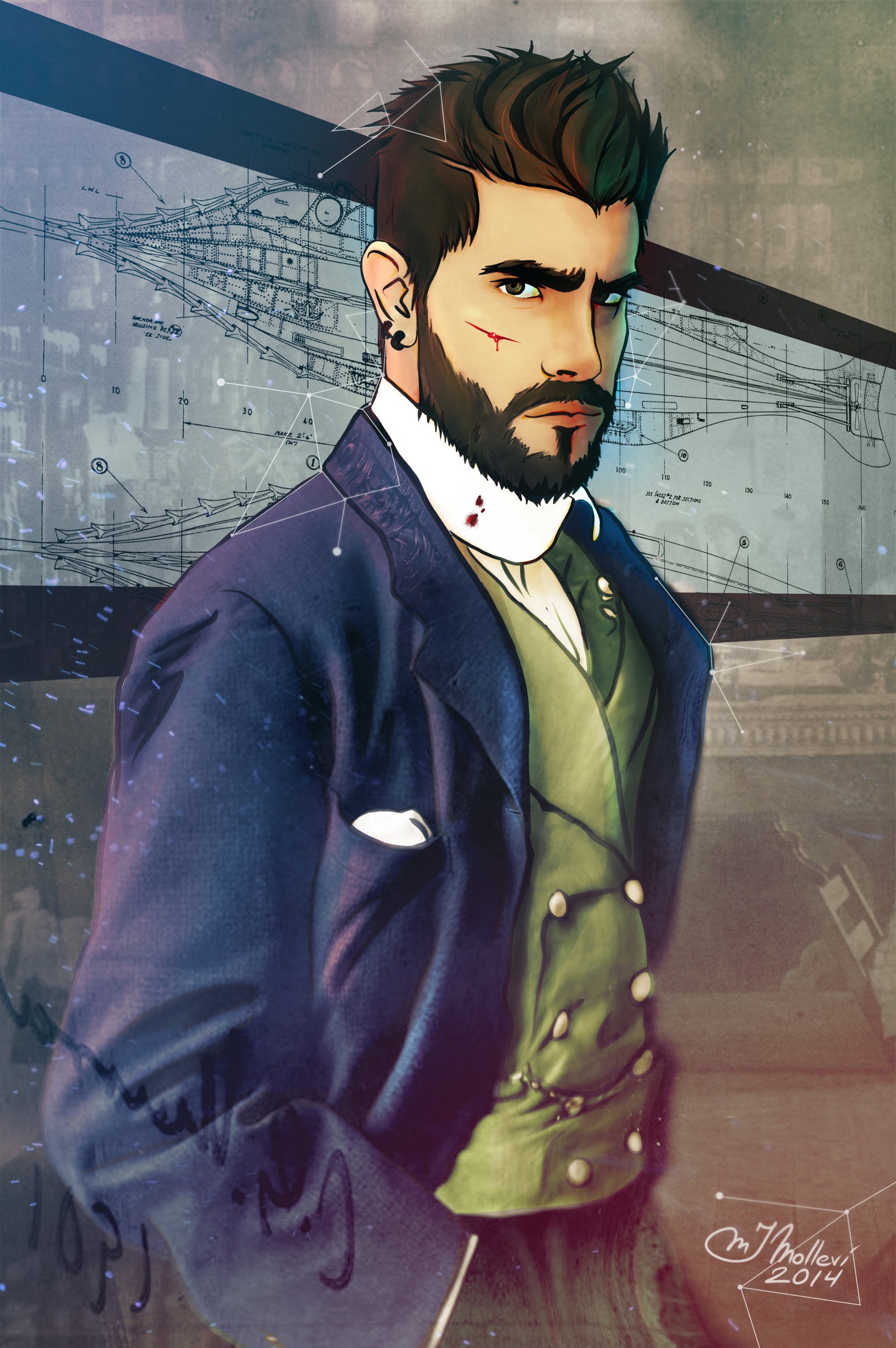 The Young Captain Nemo - Autorretrato