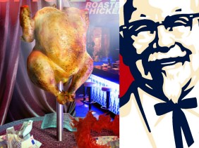 KFC Molleví Pole Dancing Chicken Streeptease Fullmonty