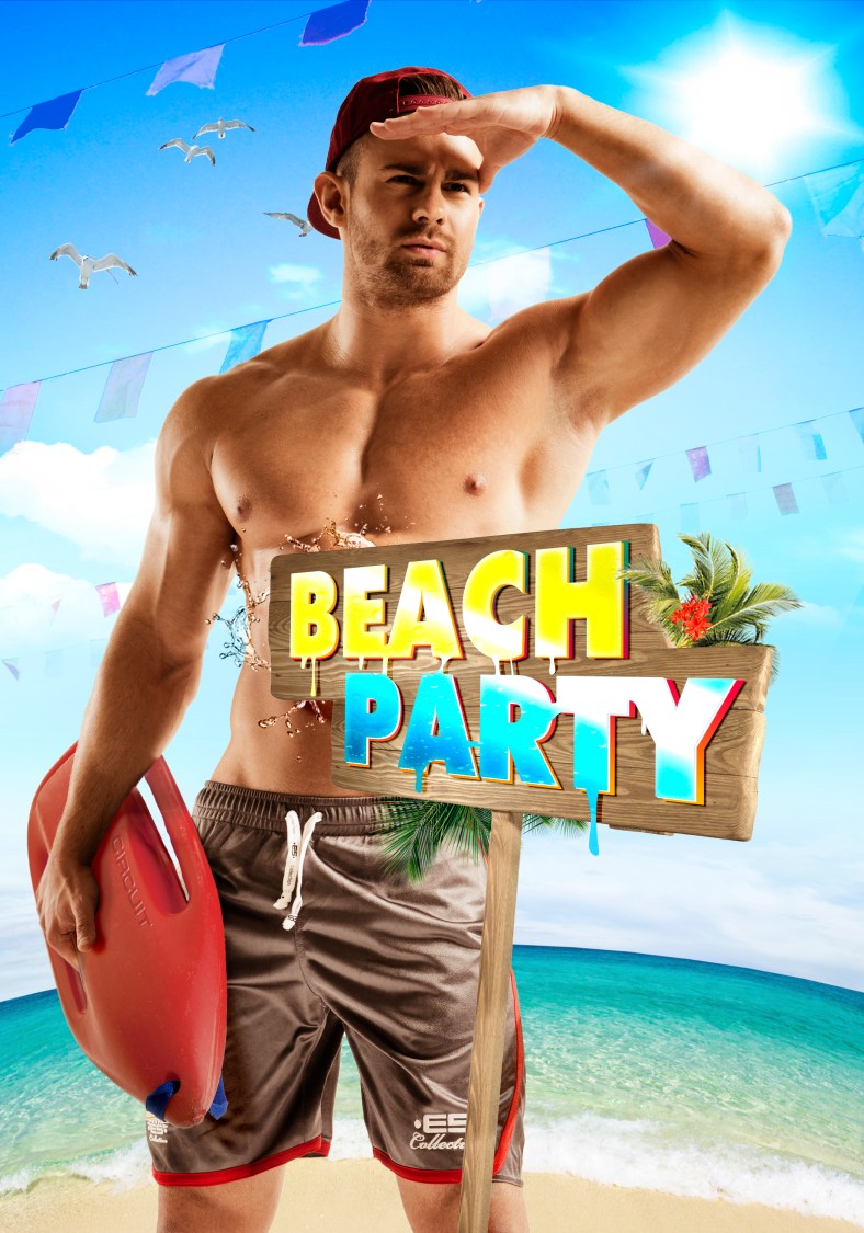 Beach Party Flyer