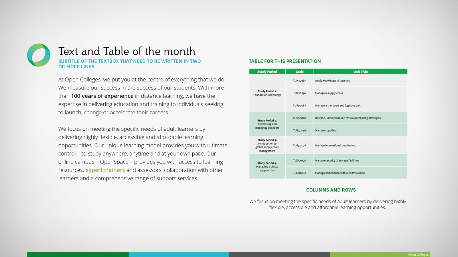 06 Text + Table